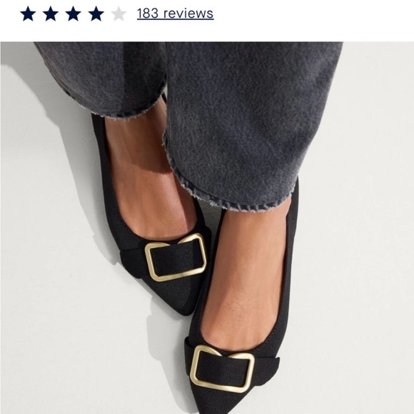 NEW Rothy's Black Flats - Picture 2 of 8